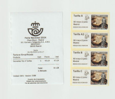 Spain España Spagne 2024 - 64 Feria Del Sello Plaza Mayor Madrid Cervantes Strip Mnh** - Unused Stamps