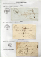 ANGLES SUR L'ANGLIN Vienne 41 Lettres 1841 à 2007 Du Type 11 à  A9 - Manual Postmarks