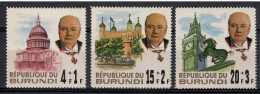 Burundi 1967 Mi 315-317 MNH  (ZS4 BUR315-317) - Sir Winston Churchill