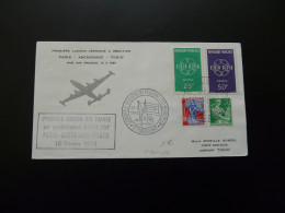 Lettre Premier Vol First Flight Cover Paris -> Tokyo Japan Boeing 707 Air France 1960 - Premiers Vols