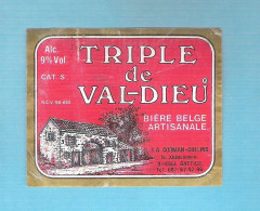 TRIPLE DE VAL-DIEU  - BIERETIKET (BE 515) - Bier