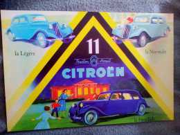 Grande Carte Postale Citroën Traction Avant 11 - Voitures De Tourisme