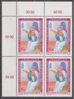 1982 , Mi 1702 ** (10) - 4er Block Postfrisch -  Kongreß Der Europäischen Vereinigung Für Urologie , Wien - Unused Stamps