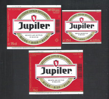 BROUWERIJ INTERBREW - BRUSSELS - JUPILER  - 3 BIERETIKETTEN (BE 517) - Bier