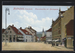 AK Knittelfeld, Kapuzinerplatz Mit Herrengasse  - Other & Unclassified