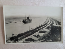 Carte Photo Port Said , Steamer - Sonstige & Ohne Zuordnung