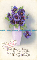 R656084 A Very Happy Birthday. Blue Flowers In Vase. B. B. No. B. 128. 1914 - World