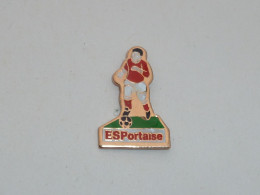 Pin's FOOTBALL, E.S. PORTAISE - Voetbal