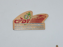 Pin's SYNDICAT CFDT UNION MARITIME - Vereinswesen