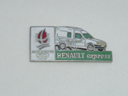 Pin's ALBERTVILLE 92, RENAULT EXPRESS VIVE LE SPORT - Olympic Games
