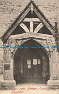 R656808 Hartpury Church. Near Gloucester. Ancient Porch. F. Frith. No. 55845 - World