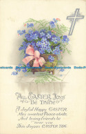 R656100 All Easter Joys Be Thine. Postcard. 1935 - World