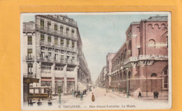 TOULOUSE . RUE ALSACE-LORRAINE . LE MUSEE + PUB " BELLANGER-GENU . LE MANS "  2 SCANNES - Toulouse