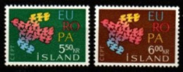 ISLANDE     -   EUROPA   -   1961 .  Y&T N° 311 à 312 ** - 1961