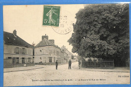 77 - Seine Et Marne - Saint Germain Les Couilly - Le Square Et Rue De Melun (N15809) - Autres & Non Classés