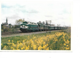 CPM - Editions  La  Vie Du Rail - 11 -Le  Bordeaux-Nantes, Au Milieu Des Fleurs Près De Gorges - Treinen