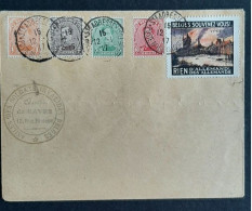 Enveloppe Saint Adresse Poste Belge  12 Janvier 1917  Asiles Des Soldats Invalides Belge   Comité Du Havre - Oorlog 1914-18