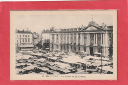 50. TOULOUSE .  LA MAIRIE ET LE MARCHE  .  CARTE ANIMEE NON ECRITE - Toulouse