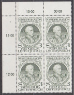 1982 , Mi 1704 ** (3) - 4er Block Postfrisch - Landesausstellung -  Joseph Haydn In Seiner Zeit - Unused Stamps