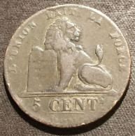 BELGIQUE - BELGIUM - 5 CENTIMES 1841 - Léopold Ier - KM 5 - 5 Cent