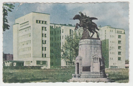 Romania Iasi * Spitalul Parhon Hospital Hôpital Statuia Cavaleristului In Atac Cavalry Monument Ion Dimitriu Barlad - Romania