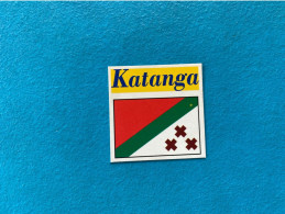 Chromo Flag Katanga - 5x5 Cm - Autres & Non Classés