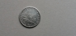 FRANCE = UNE PIECE DE MONNAIE DE 1 FRANC DE 1906 EN ARGENT - 1 Franc