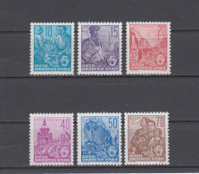 DDR  1955 Mich.Nr.453-58  ** Geprüft Schönherr - Unused Stamps