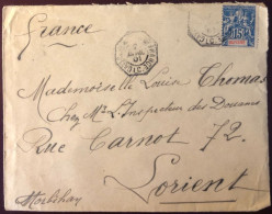 Guyanne, Divers Sur Enveloppe De Cayenne Pour La France - (B2851) - Covers & Documents