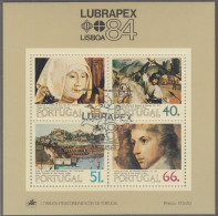 PORTUGAL Block 44, Gestempelt, Portugiesisch-Brasilianische Briefmarkenausstellung LUBRAPEX ’84, 1984 - Blokken & Velletjes