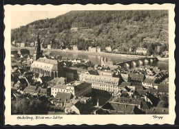 AK Heidelberg, Ortsansicht Vom Schloss Aus  - Heidelberg