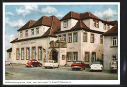 AK Rothenburg A. Tauber, Hotel-Gasthaus Rappen  - Rothenburg O. D. Tauber