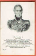 39P - Charles X 1757-1836 N°35a - Français - Nels - Personnages Célèbres