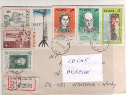 19 Timbres , Stamps  Sur Lettre Recommandée , Registered Cover 15/10/87 - Storia Postale