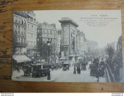 CPA (75) Paris Boulevard Et Porte Saint Denis - Autres & Non Classés