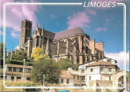 ARCHITECTURE + Carte Postale Neuve : LIMOGES - Cathédrale ST-ETIENNE Et Ancien Quartier + Ed. TEPEC 87 L  54-91 - Limoges