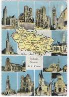 80  - SOMME - Les Belles Eglises, Basiliques, Abbayes De La Somme - Flamme Secap " DOUAI - Nord " 1967 - Autres & Non Classés