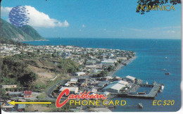 TARJETA DE DOMINICA DE $20 DE UN PAISAJE - 6CDMA - Dominique