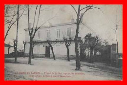4 CPA (33) Le Crime De LANGON En 1907. L'hôtel De La Gare / Porte De La Cave / Le Sentier / Le Rocher. *9092 - Langon