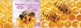 Poland Polen Pologne 2024 World Bee Day Stamp With Label MNH - Honingbijen