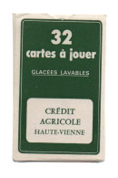 Jeu De 32 Cartes HERON Credit Agricole Haute Vienne Neuf, En Boitier - Speelkaarten