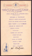 Menu " Diner Amicale Société De Secours N°129, Employés De Commerce " 23 Novembre 1935 à Langres - Menu