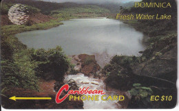 TARJETA DE DOMINICA DE $10 DE FRESH WATER LAKE - 6CDMB - Dominica