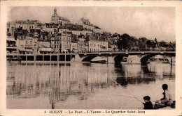 N°4097 W -cpa Joigny -le Pont -le Quartier Saint Jean- - Joigny