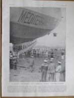 1922  CUERS PRES DE TOULON      Ballon Dirigeable  MEDITERRANEE Nordstern - Non Classés