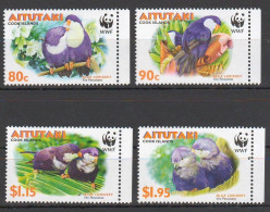 2002 787 Aitutaki Endangered Species - Blue Lorikeet MNH - Aitutaki