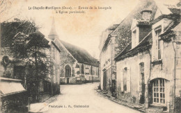 CPA La Chapelle Montligeon-Entrée De La Bourgade-Timbre     L2955 - Autres & Non Classés