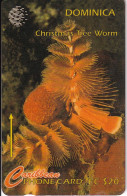 TARJETA DE DOMINICA DE $20 DE CHRISTMAS TREE WORM - 9CDME - Dominica