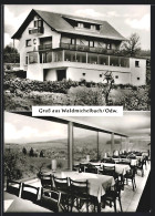 AK Waldmichelbach /Odw., Café Kirchberg Pension Von Georg Knapp  - Altri & Non Classificati