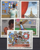 Olympia 1980:  Congo  5 W **, Perf. - Sommer 1980: Moskau